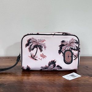 Coach Boxy Cosmetic Case With Glowing Palm Print